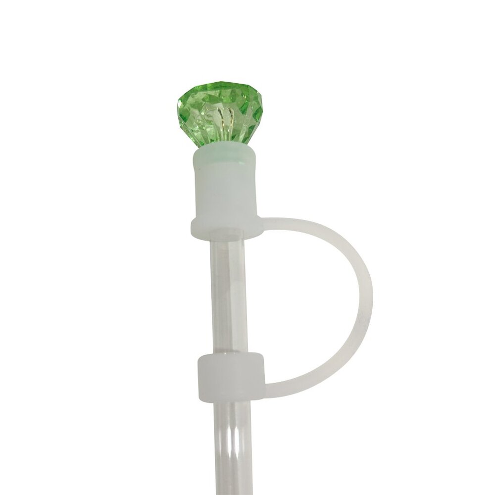 Light Green DIAMOND STRAWTOPPER